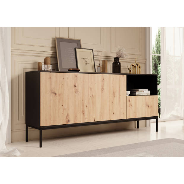 Meubella Dressoir Lagos - Eiken - 180 cm