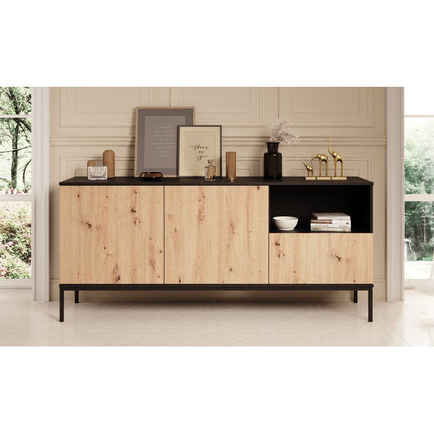 Meubella Dressoir Lagos - Eiken - 180 cm