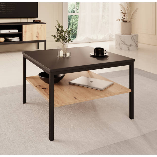 Meubella Salontafel Lagos - Eiken - 60 cm