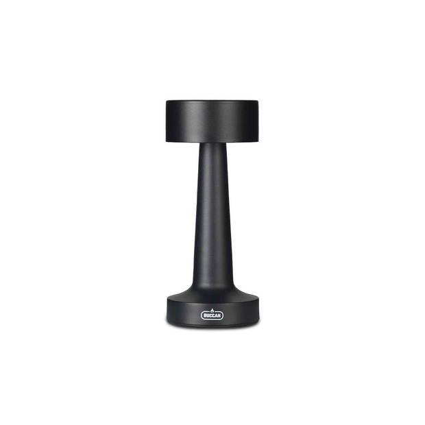 Buccan - Dumbbell tafellamp - Zwart - 3 lichtstanden en touchpanel