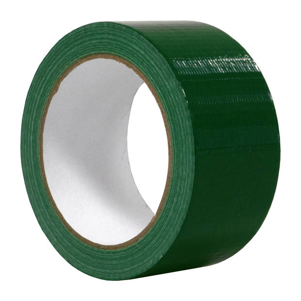 DULA Duct tape - Groen - 50 mm x 25m - 6 Rollen Ducktape - Reparatie tape