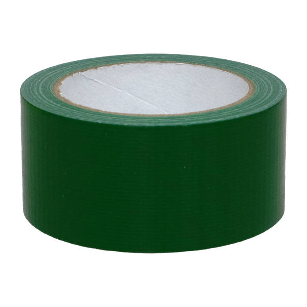 DULA Duct tape - Groen - 50 mm x 25m - 6 Rollen Ducktape - Reparatie tape