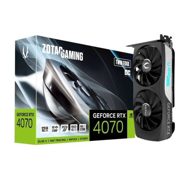 ZOTAC - NVIDIA - Grafische kaart - GeForce RTX 4070 Twin Edge OC - 12GB