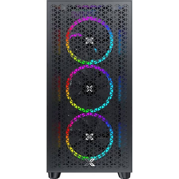 PC-behuizing - XIGMATEK - Gaming G Pro - Medium toren - E-ATX-formaat - Zonder voeding - Zwart