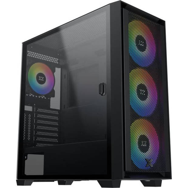 PC-behuizing - XIGMATEK - Anubis Pro 4FX (zwart) - Medium tower - E-ATX-formaat - Zonder voeding