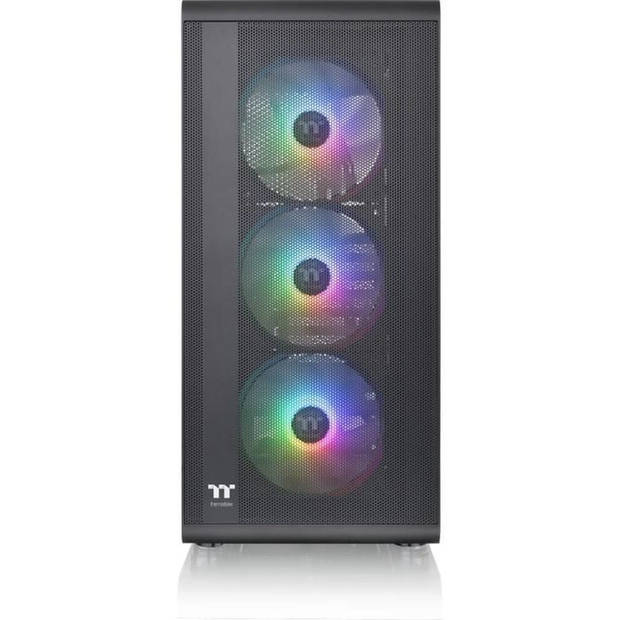 PC-behuizing - THERMALTAKE - S200 TG ARGB (zwart) - Medium tower - ATX-formaat - Zonder voeding