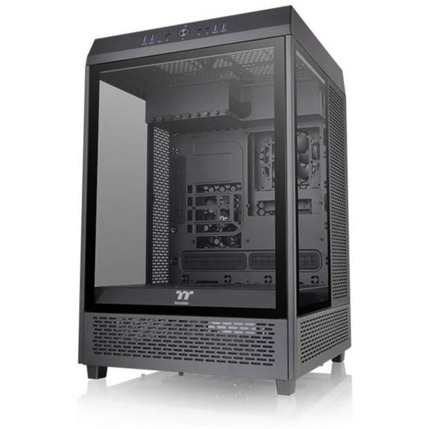 PC-behuizing - THERMALTAKE - The TOWER 500 (zwart) - Behuizing zonder voeding - Medium toren - E-ATX-formaat