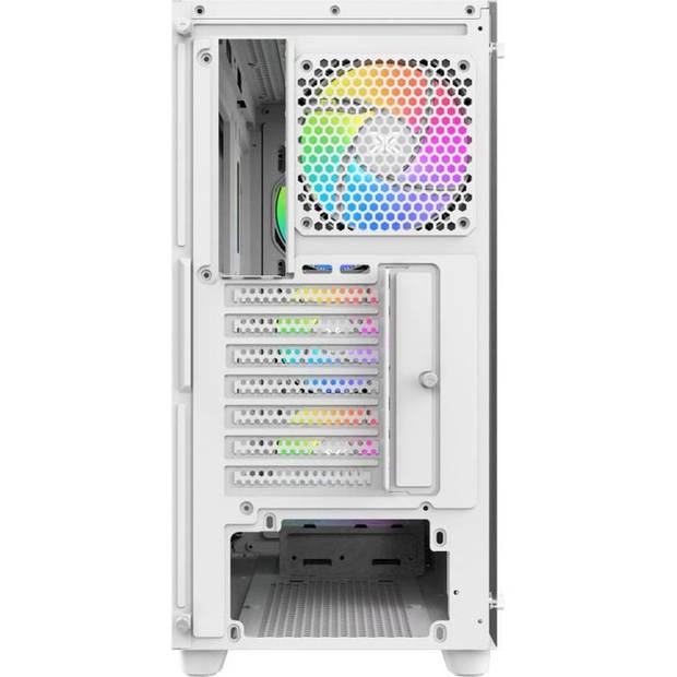 PC-behuizing - XIGMATEK - Gaming Y Pro Arctic (wit) - Medium toren - E-ATX-formaat - 4 x 120 mm A-RGB