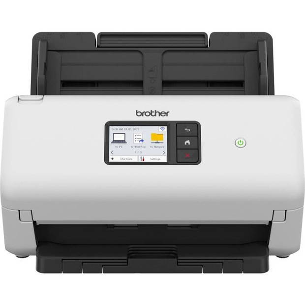 Scanner - BROTHER - ADS-4500 - Kantoordocumenten - Dubbelzijdig - 70 ppm/35 ipm - Ethernet, Wi-Fi, Wi-Fi Direct