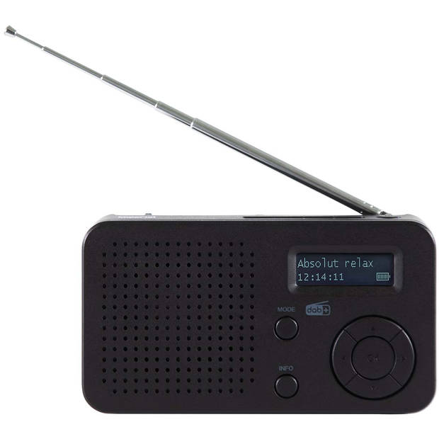 Nedis DAB+ Radio - 22-128-00 - Zwart