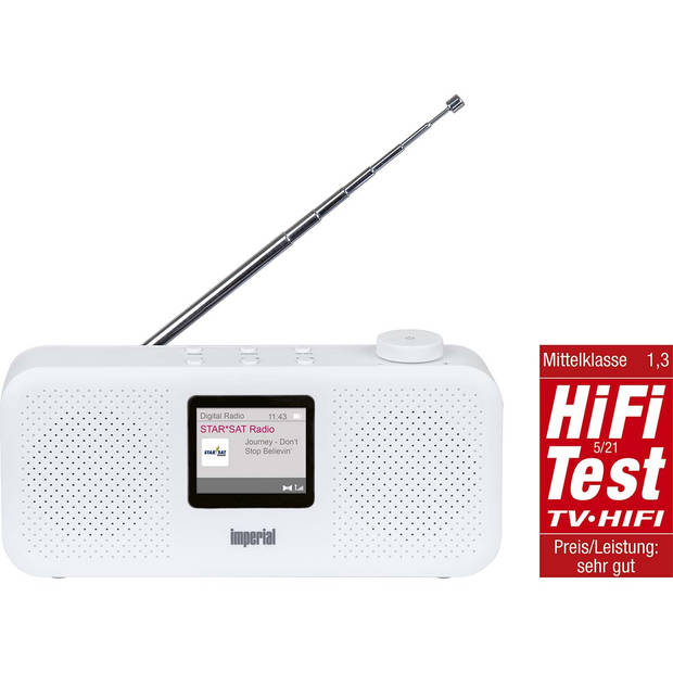 Nedis DAB+ Radio - 22-126-20 - Wit