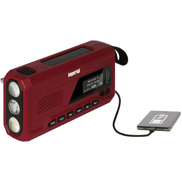 Nedis Noodradio - 22-106-00 - Rood