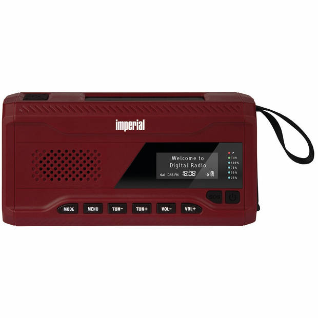 Nedis Noodradio - 22-106-00 - Rood