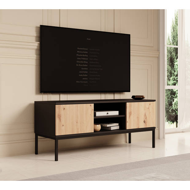 Meubella TV-Meubel Lagos - Eiken - 120 cm