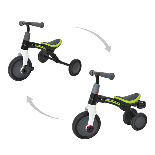 Sunny Walker 2-in-1 2000 Loopfiets voor Kinderen van Gepoedercoat Staal Voor Binnen &Buiten