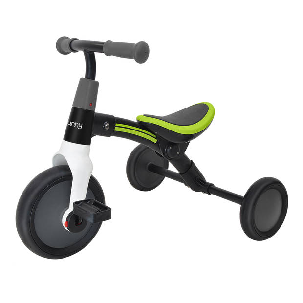 Sunny Walker 2-in-1 2000 Loopfiets voor Kinderen van Gepoedercoat Staal Voor Binnen &Buiten