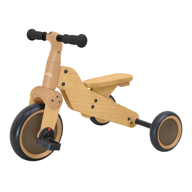 Sunny Walker 2-in-1 1000 Loopfiets voor Kinderen van Hout Loopfiets en Driewieler