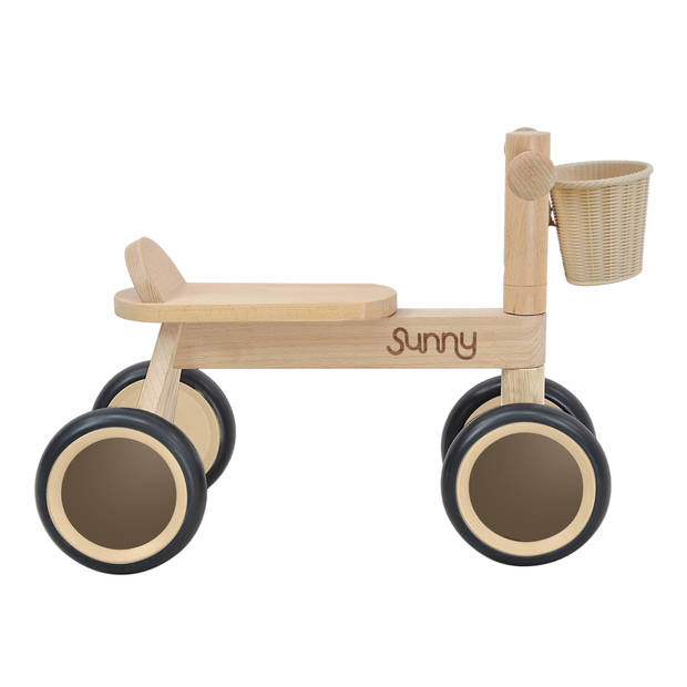 Sunny Mini Walker Loopfiets voor Kinderen van Hout Voor Binnen en Buiten