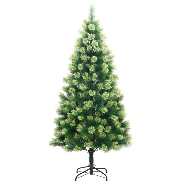 vidaXL Kunstkerstboom met scharnieren en standaard 120 cm