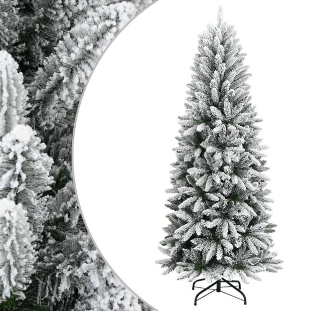 vidaXL Kunstkerstboom met sneeuw 150 cm PVC en PE