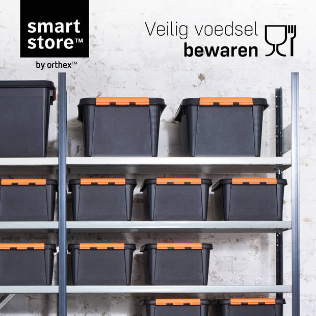 Opbergbox SET VAN 2 - 32L - Orthex - SmartStore - Black