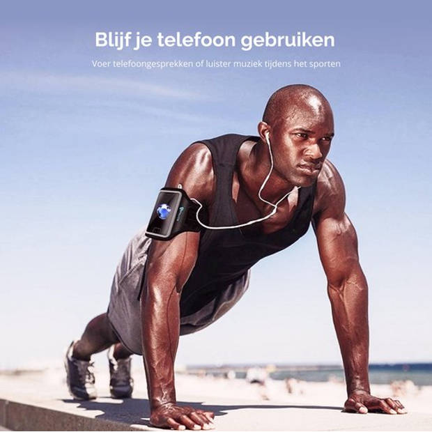 No Limit Lifestyle Hardloop Telefoonhouder - Waterdicht - Hardlopen - Reflecterend - Opbergvak voor Sleutels en Pasjes