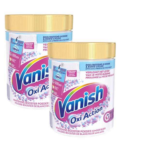 Vanish Oxi Action Wasbooster Poeder - Vlekverwijderaar voor Witte Was - 2x1 kg