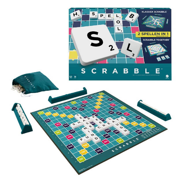 Mattel Scrabble 2in1 Bordspel