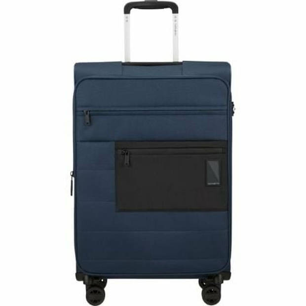 Middelgrote koffer Samsonite Vaycay Spinner Expansible Blauw 74 L 66 x 43 x 30 cm