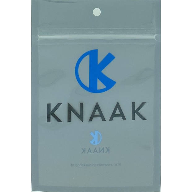 Knaak 100 x Transparante Uitdeelzakjes - Roze - 7 x 7 cm (gesloten) - 100 stuks