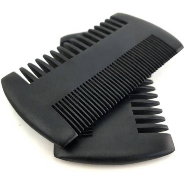 Knaak - Baardkam zwart - Beard Comb - Vintage Sandelhout Baardkam - Vaderdag Cadeaus