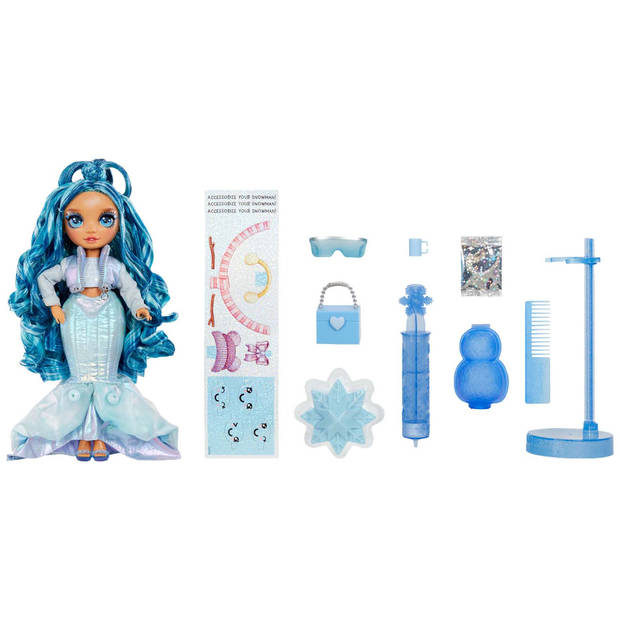 Rainbow High Winter Wonderland Doll - Skyler - Blauw