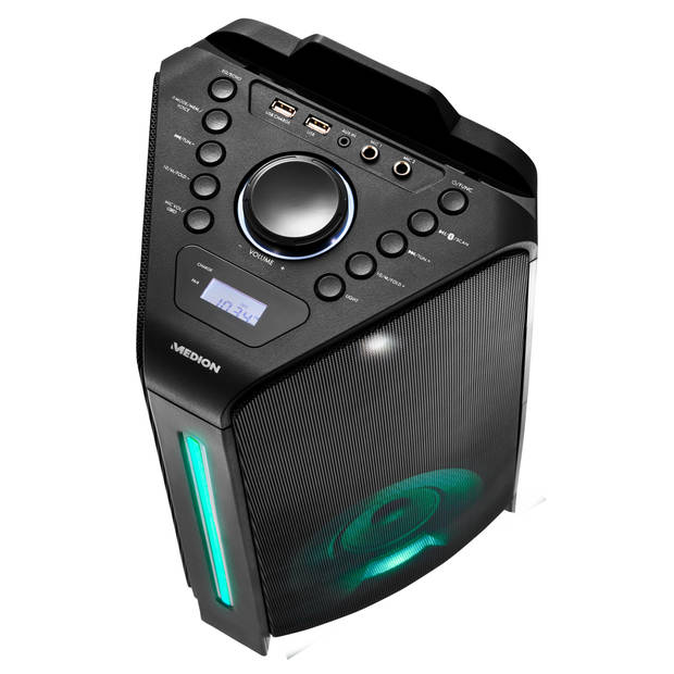 LIFE® P61552 Partylautsprecher tragbares Bluetooth® Soundsystem mit PLL-UKW Stereo Radio