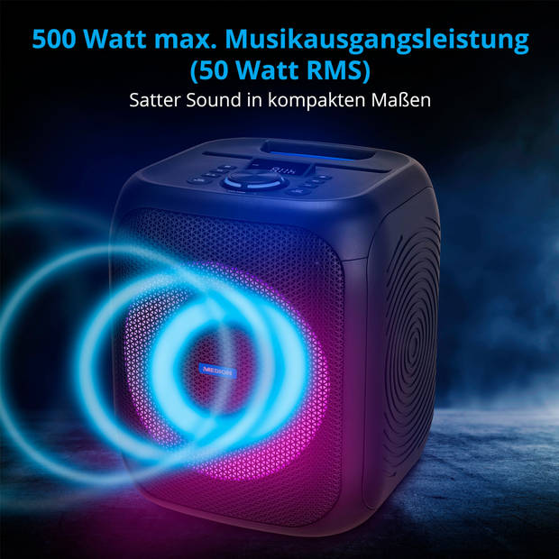 LIFE® S61991 Feestluidspreker draagbaar Bluetooth®-geluidssysteem. Bluetooth® 5.3 voor …