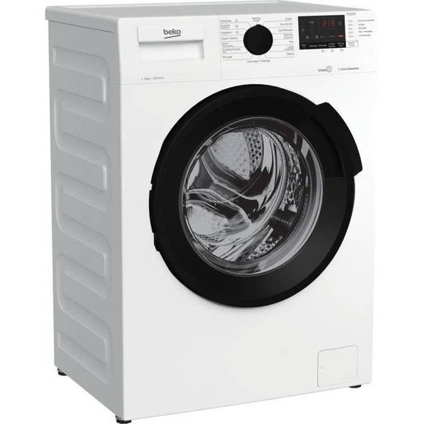 BEKO WTV94221BW patrijspoortwasmachine - 9 kg - Inductie - L 60 cm - 1400 tpm - Klasse A - Wit