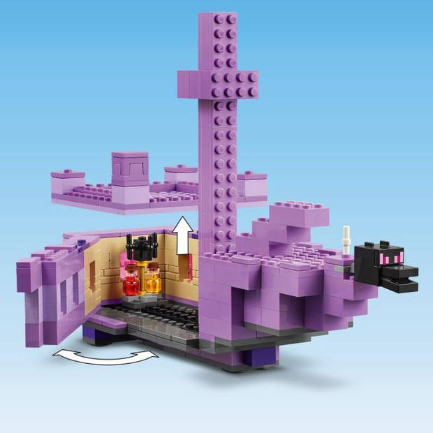 LEGO Minecraft 21264 De draak en het Enderschip - Op videogames geïnspireerde set