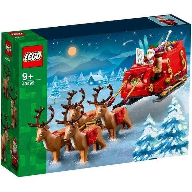 LEGO 40499 Kerstman's Slee - Bouwset voor kinderen vanaf 9 jaar