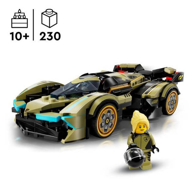 LEGO Speed Champions 76923 Lamborghini Lambo V12 Vision GT Super Car, speelgoedvoertuig