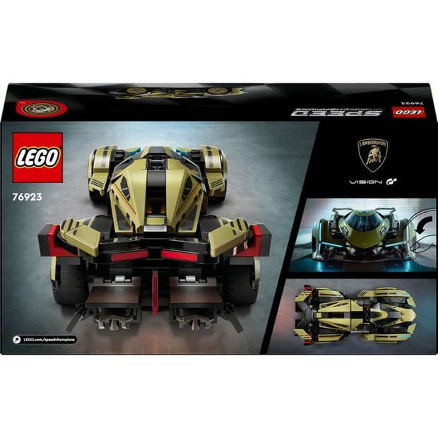 LEGO Speed Champions 76923 Lamborghini Lambo V12 Vision GT Super Car, speelgoedvoertuig