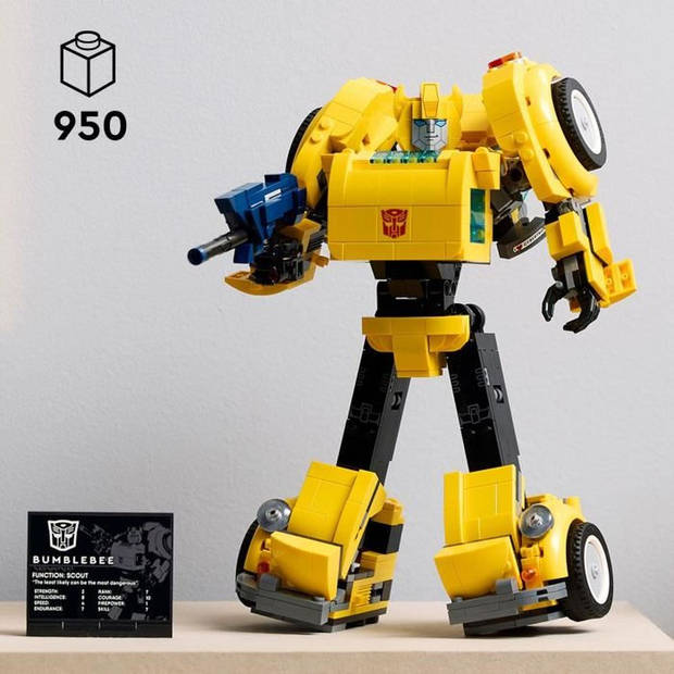 LEGO Icons 10338 Transformers Bumblebee - Robotfiguur voor volwassenen - Voertuig