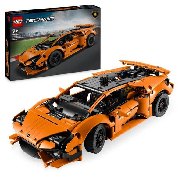 LEGO Technic 42196 Lamborghini Huracán Tecnica oranje speelgoedauto voor kinderen vanaf 9 jaar