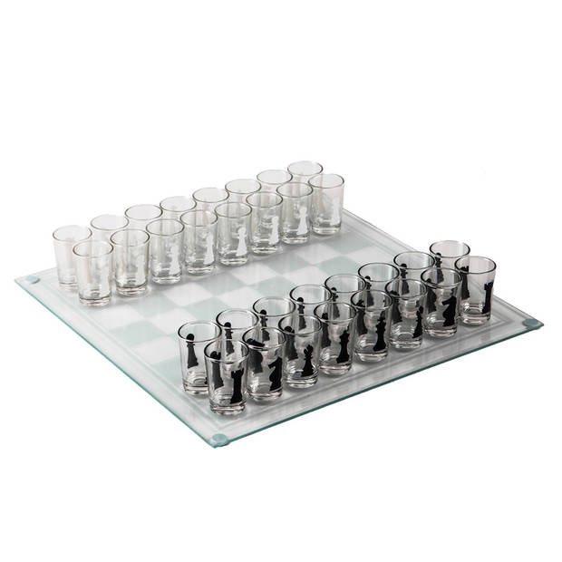 Shotglass Chess Set Transparant