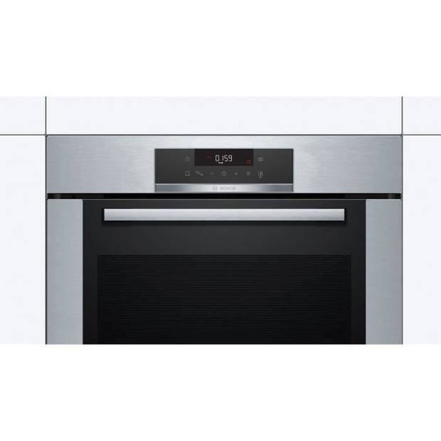 Pyrolyse multifunctionele oven - BOSCH SER4 - HBA372ES0 Roestvrij staal - 71l - 7 kookmodi