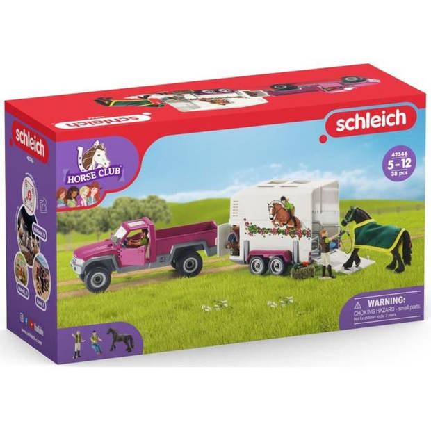 SCHLEICH - Pick-up met paardentrailer - 42346 - Horse Club assortiment