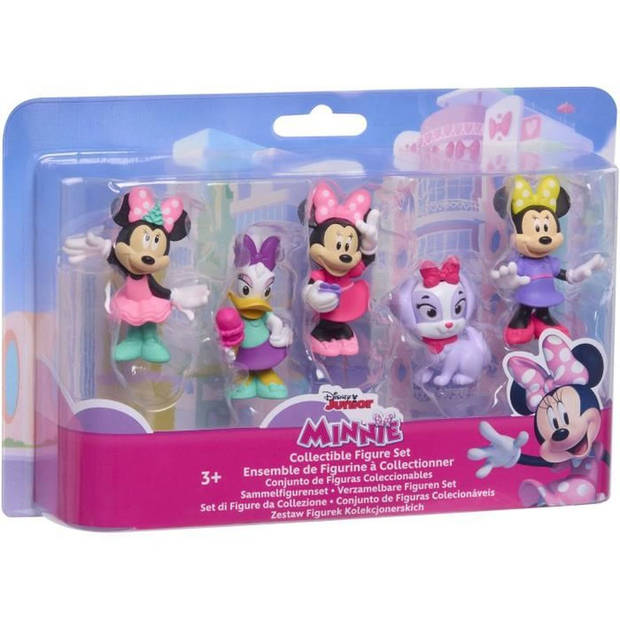 Beeldjes - DISNEY MINNIE MOUSE - Pakket van 5 Minnie Mouse beeldjes - Niet-geled, 6 cm