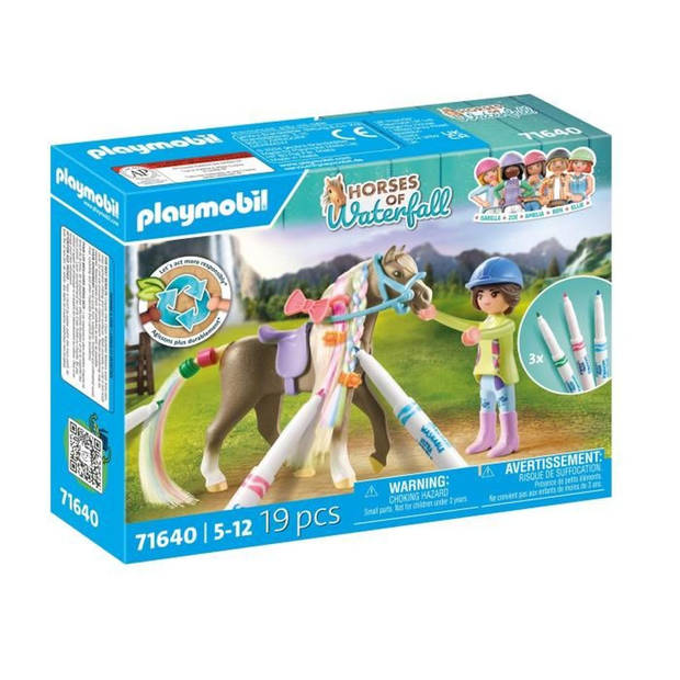 PLAYMOBIL - 71640 - Ruiter met gekleurde manen