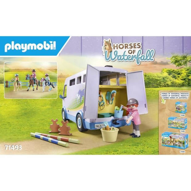 PLAYMOBIL 71493 Paard- en ponywagen met omheining