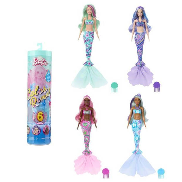 Barbie-Barbie Color Reveal Doll-assortiment HRK12