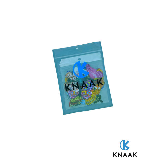 Knaak Glow in the Dark 3D Vlinders Muurstickers Decoratie - Multicolor