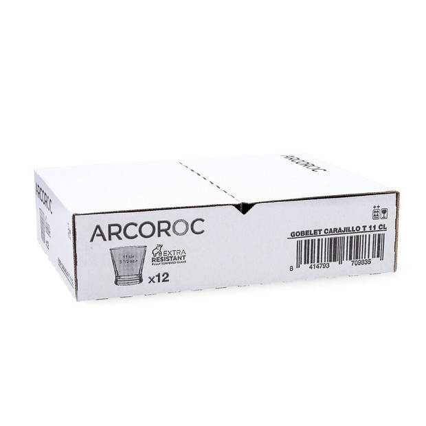 Glazenset Arcoroc Carajillo Transparant Glas 110 ml Koffie (12 Stuks)